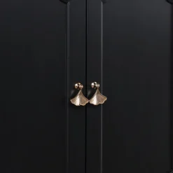 * Providence Asbury Black 2-Door Cabinet Cheaper< Cabinets & Chests