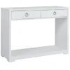 * Providence Clara White Console Table Flash Sale< Entryway Furniture