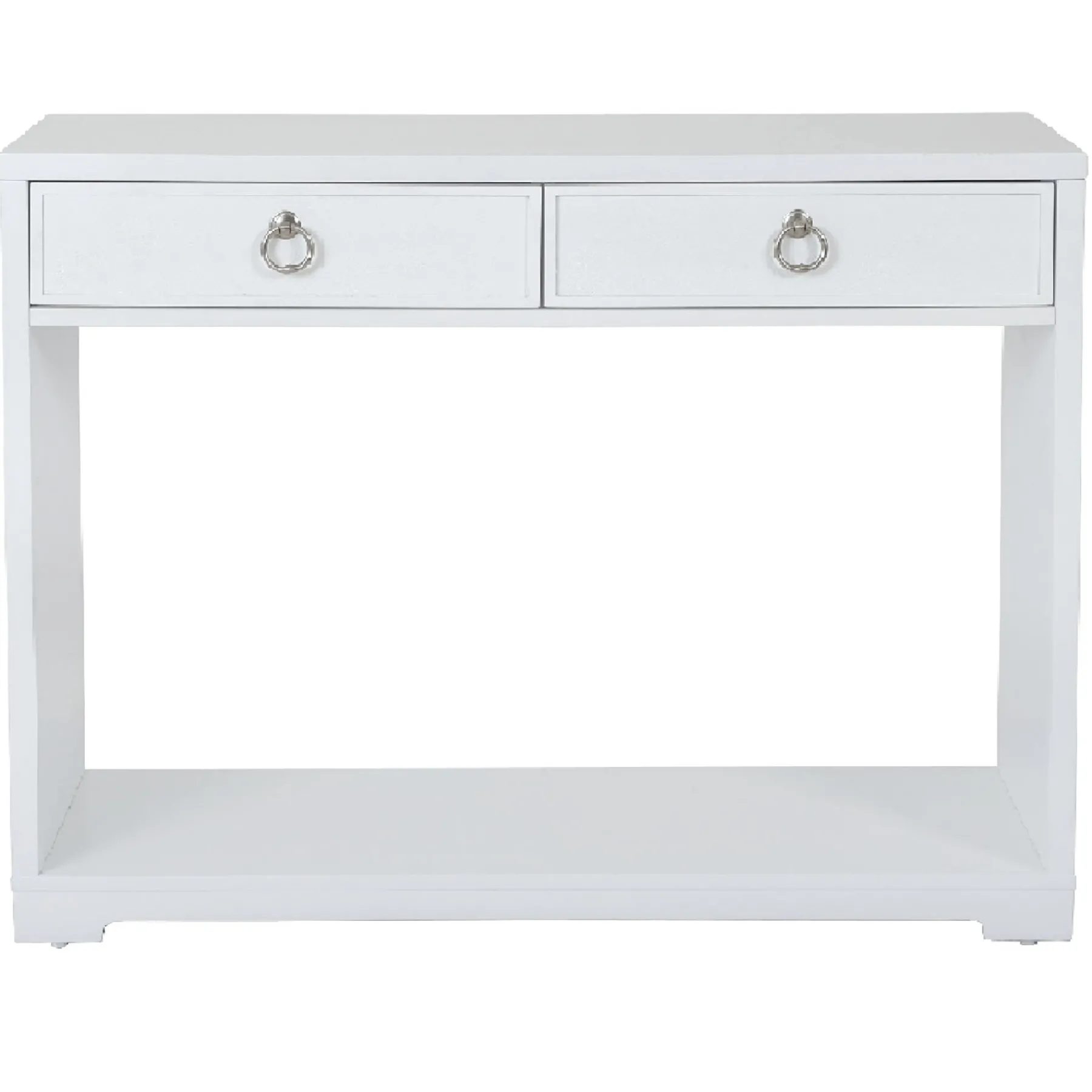 * Providence Clara White Console Table Flash Sale< Entryway Furniture
