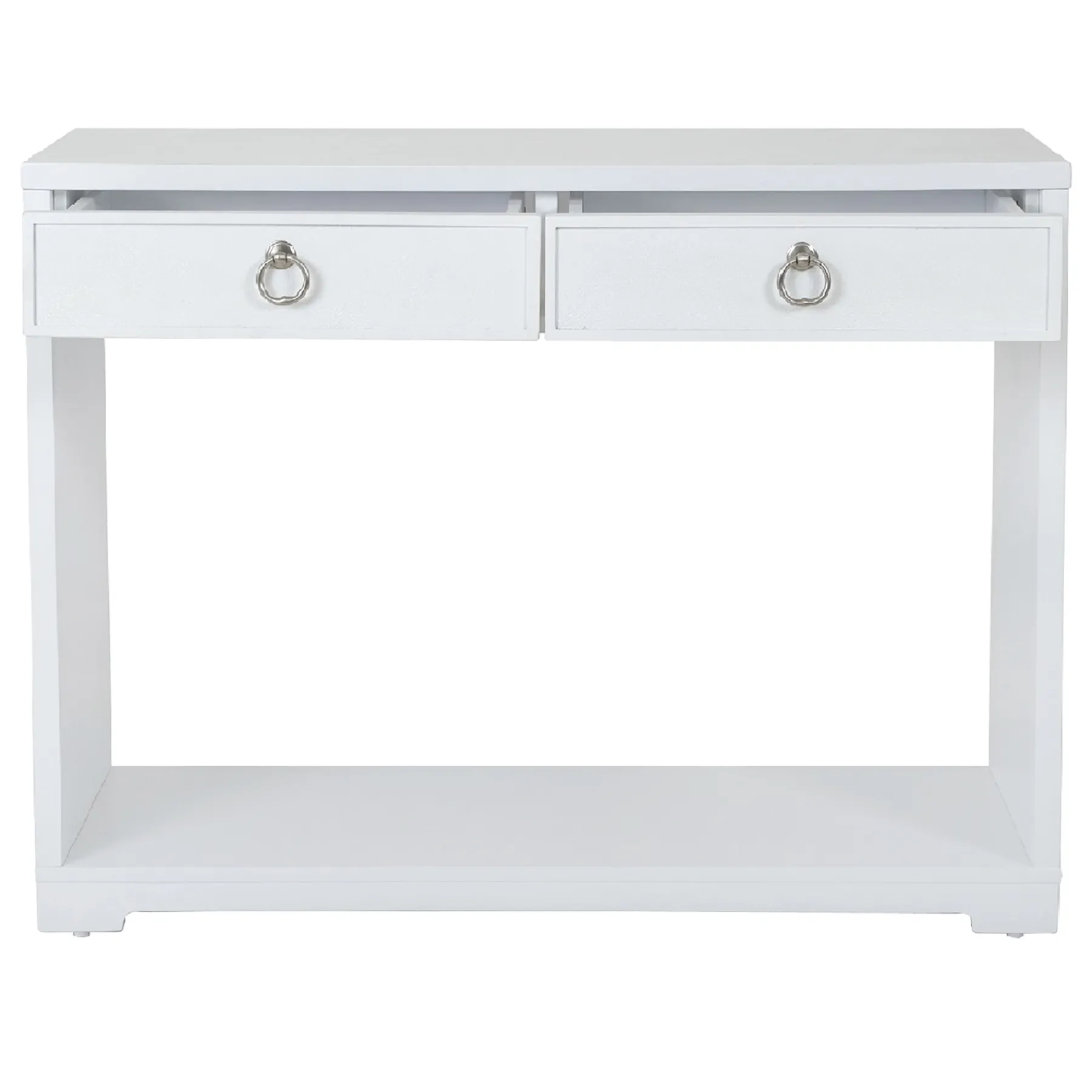 * Providence Clara White Console Table Flash Sale< Entryway Furniture