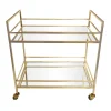 * Providence Regina Gold Mirror Bar Cart Exquisite Gifts< Baker'S Racks & Bar Carts
