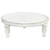 * Providence White Wood Beaded Plant Stand, 13.5 Gift Selection< Plant Stands