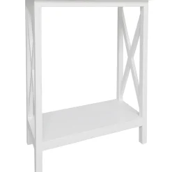 * Providence White Xavier Console End Table, 30 Less Expensive< Entryway Furniture