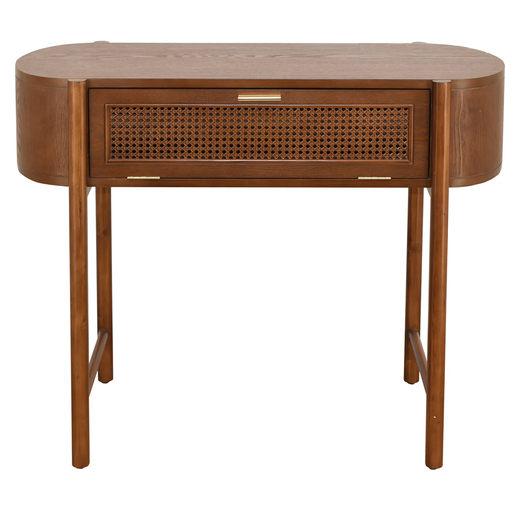 * Reston Round Corner Wooden Console Table Less Expensive< Entryway Furniture