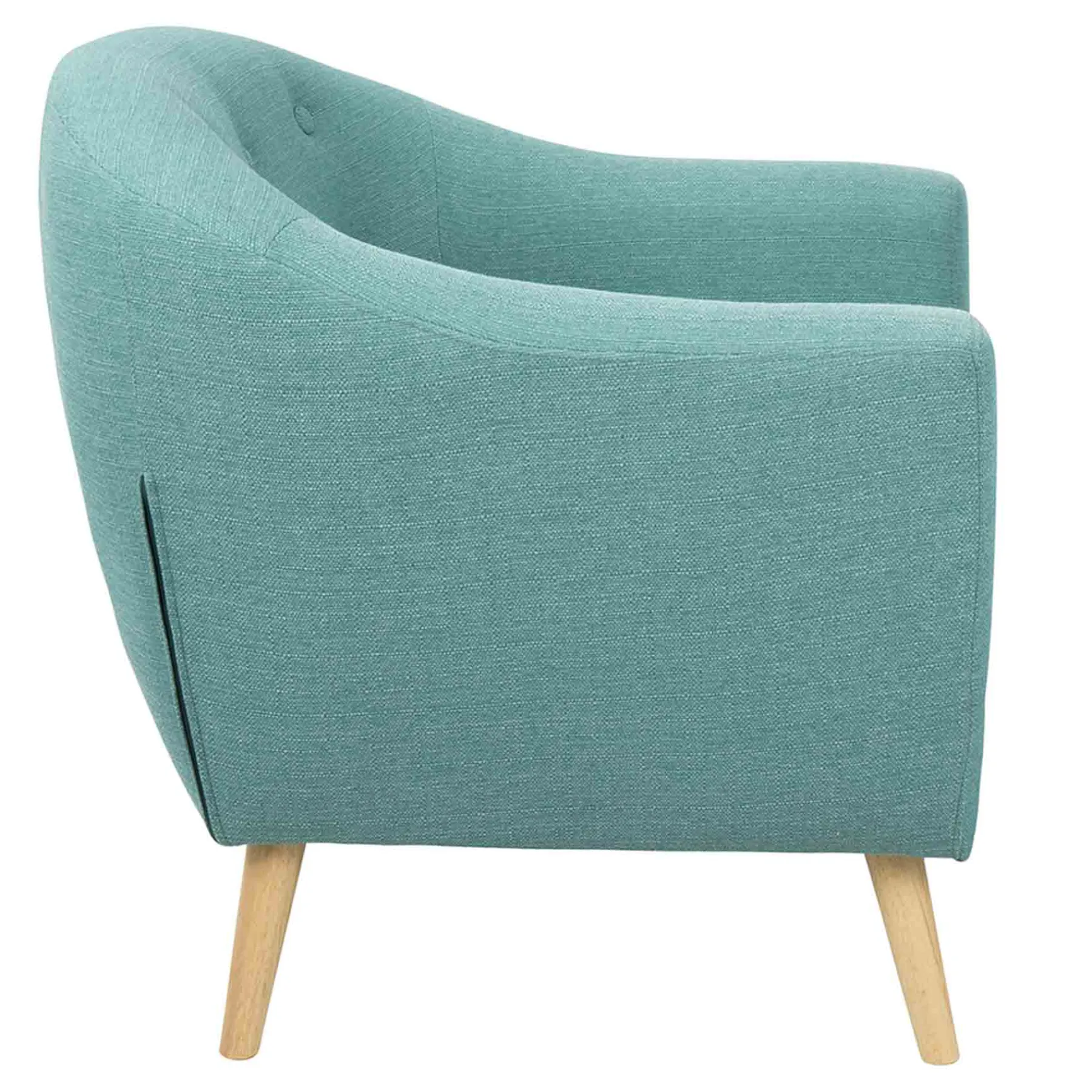 * Rockwell Accent Chair & Ottoman Set, Teal Clearance< Accent Chairs