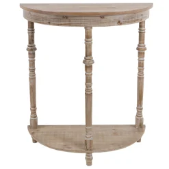 * Rounded Turned Leg Wooden Console Low Price< Entryway Furniture
