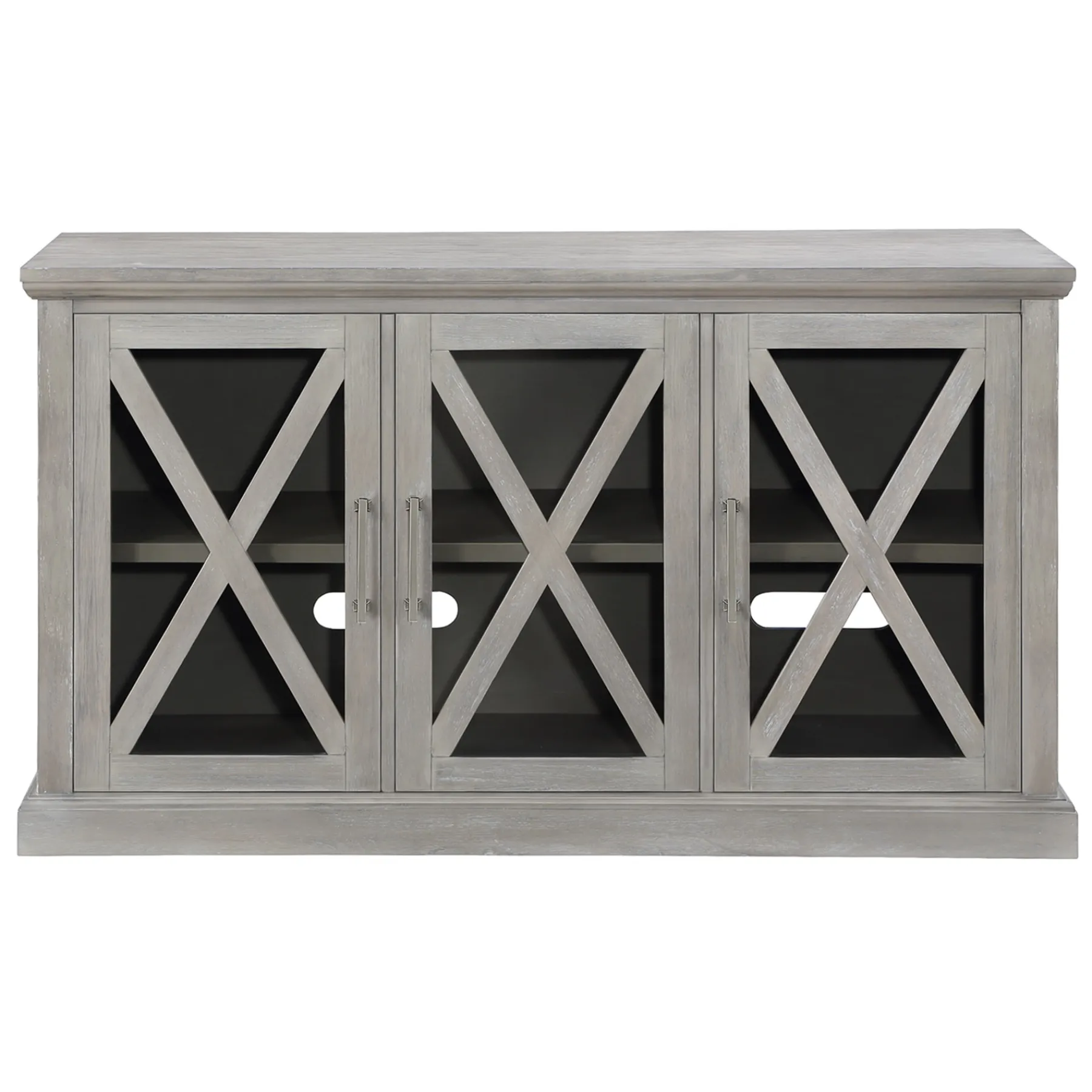 * Rowan 3-Drawer Grey Cabinet Good Quality< Cabinets & Chests