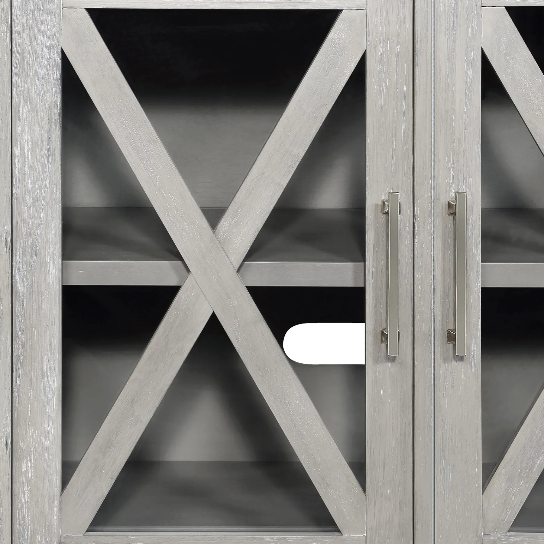 * Rowan 3-Drawer Grey Cabinet Good Quality< Cabinets & Chests