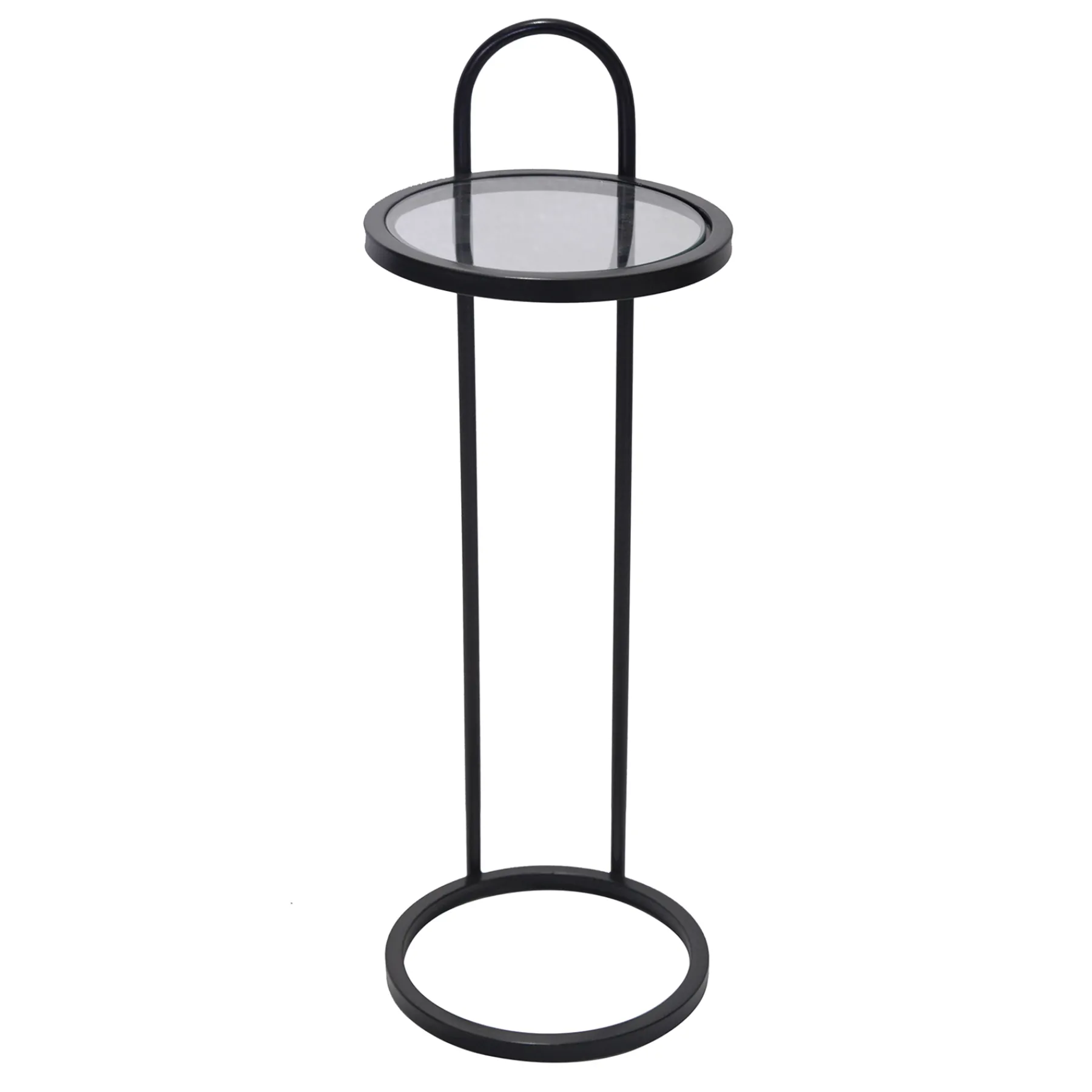 * Salem Drink Table, Black Less Expensive< Accent Tables