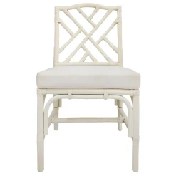* Set Of 2 Grace Mitchell Dana White Rattan Dining Chair Gift Selection< Dining Chairs & Benches