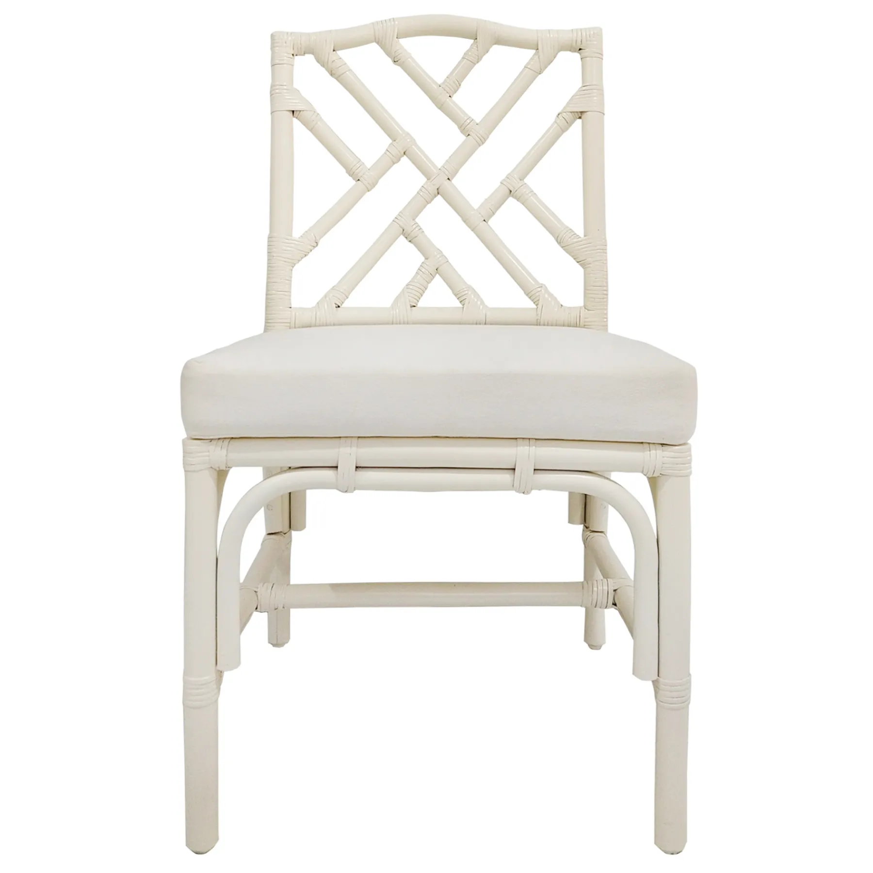 * Set Of 2 Grace Mitchell Dana White Rattan Dining Chair Gift Selection< Dining Chairs & Benches