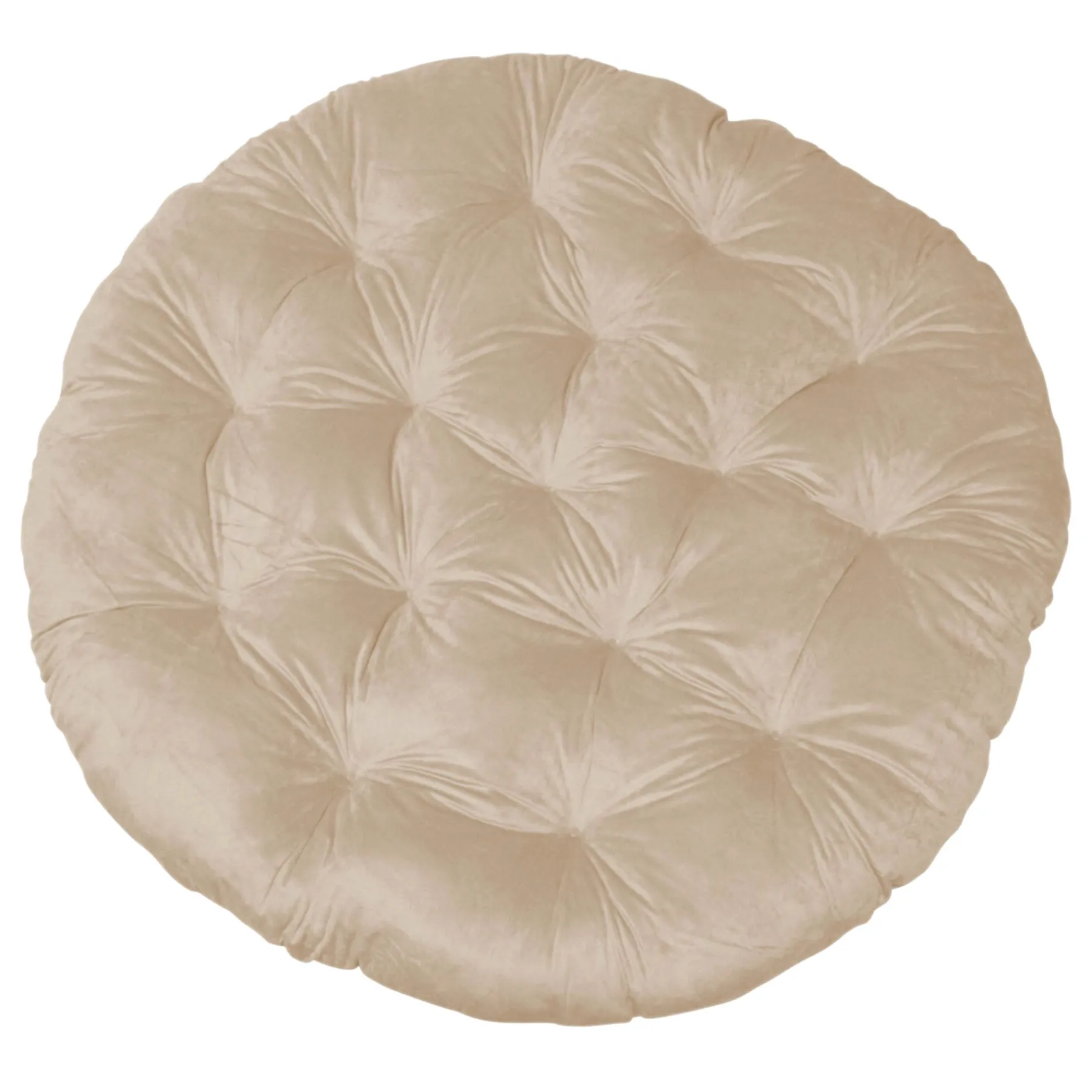 * Suede Papasan Cushion, Tan Promotion< Accent Chairs