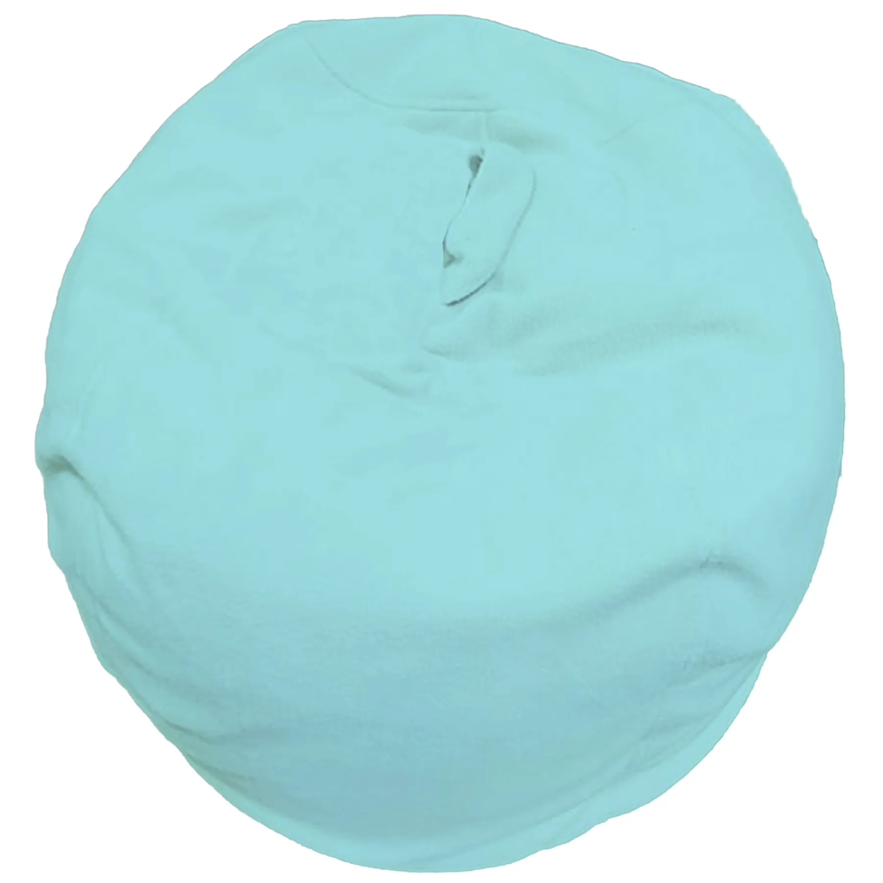 * Tiny Dreamers Kids Plush Bean Bag, Aqua Cheaper< Ottomans & Poufs