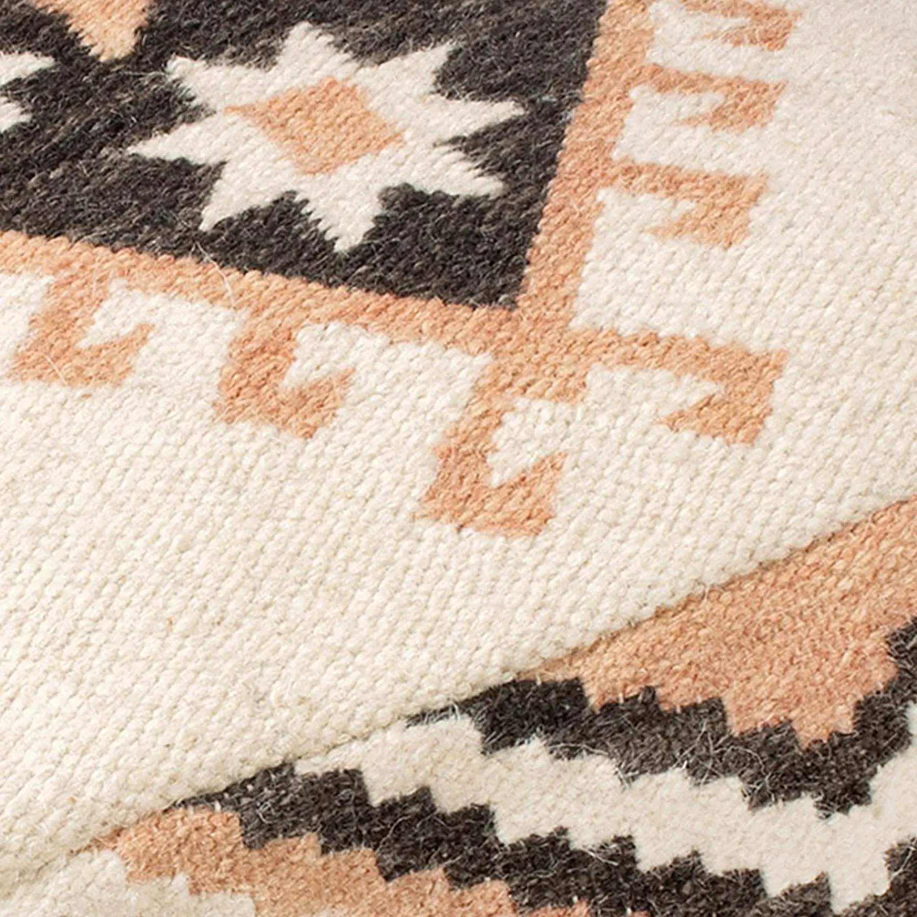 * Tracey Boyd Kilim Pouf Neutral Discount< Ottomans & Poufs