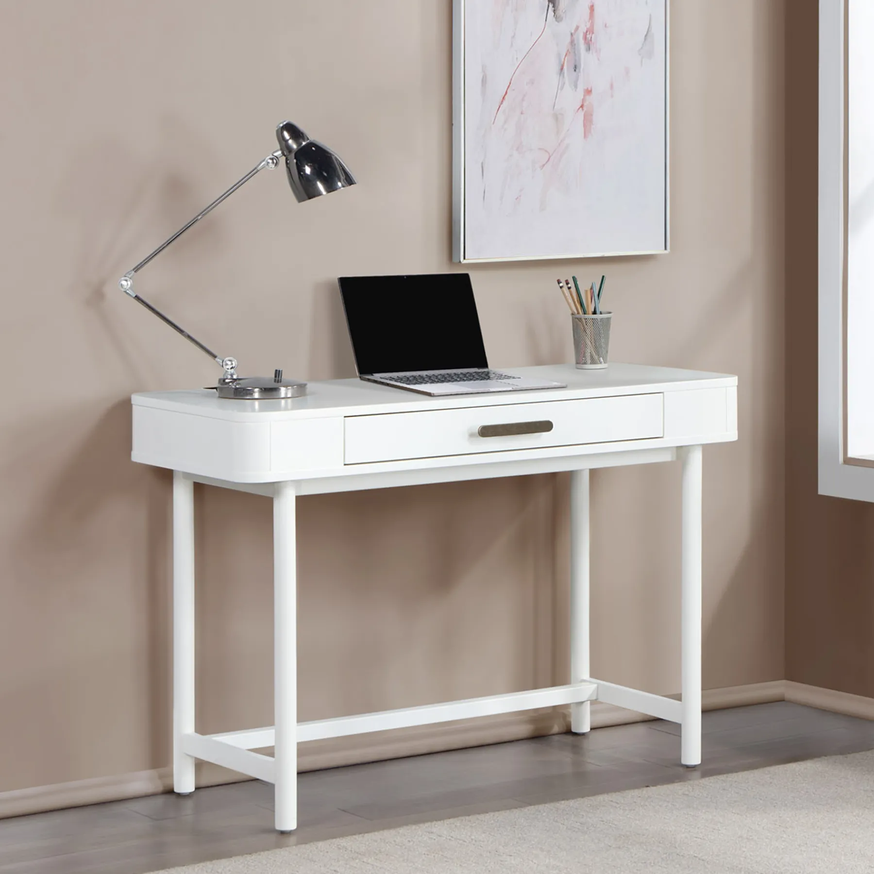 * Tracey Boyd White Ribbera Desk Bargain Sale< Office