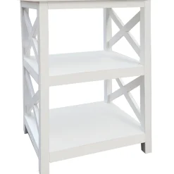 * White 2-Tier Xavier Accent Table, 26 Opening Sales< Accent Tables