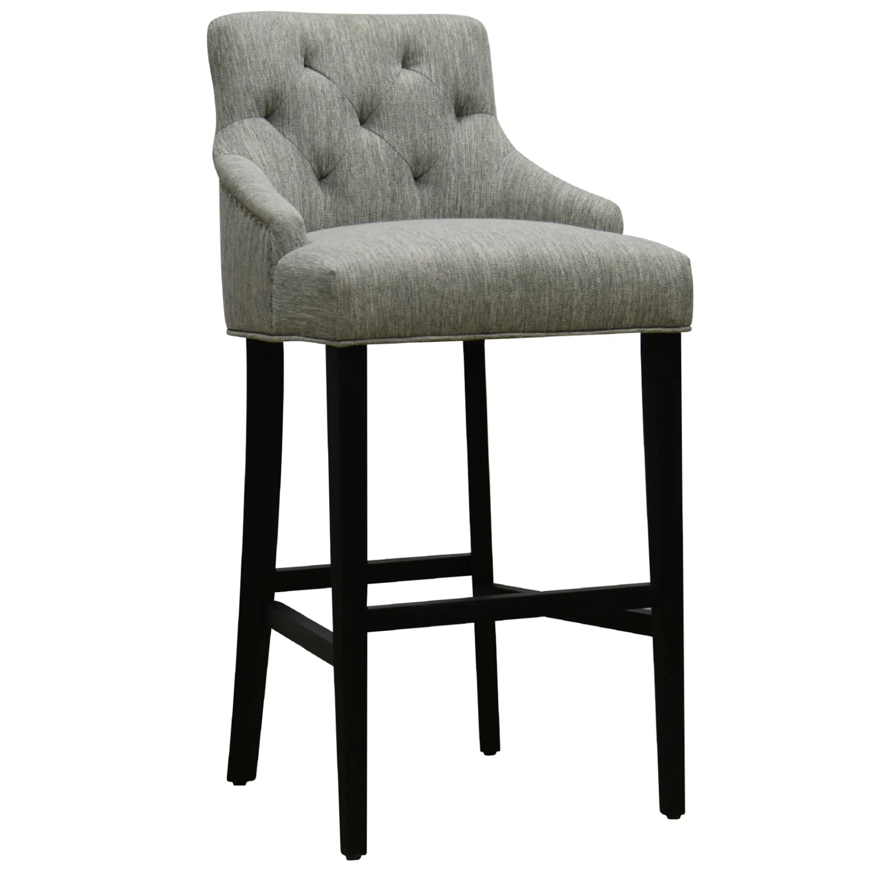 * York Upholstered Barstool, Kd Exquisite Gifts< Barstools