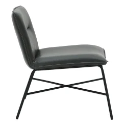 * Zoey Accent Chair, Black Cheaper< Accent Chairs